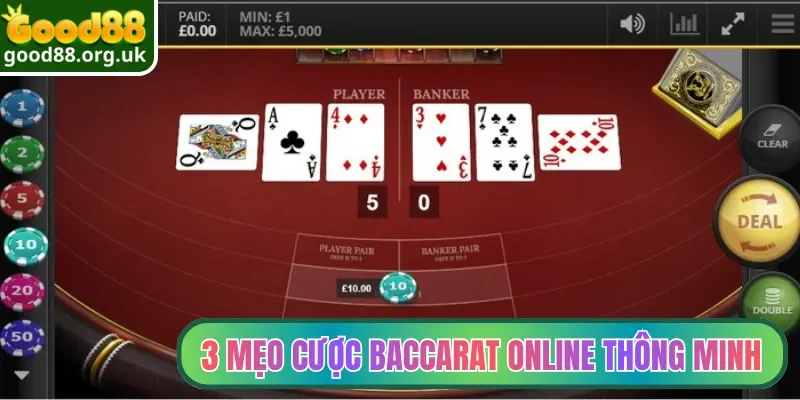 Baccarat Good88 | Đặt Cược Đẳng Cấp, Thưởng Hấp Dẫn 2026 4 3 mẹo cược Baccarat online thông minh