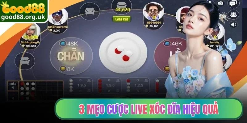 Live Xóc Đĩa Good88| Gameplay Hấp Dẫn, Tỷ Lệ Thưởng Cao 4 3 mẹo cược Live Xóc Đĩa hiệu quả