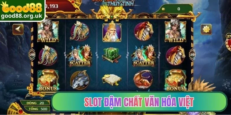 Slot Sơn Tinh Thủy Tinh - Săn Thưởng Thần Thoại Kịch Tính 2 Slot Sơn Tinh Thủy Tinh đậm chất văn hóa Việt